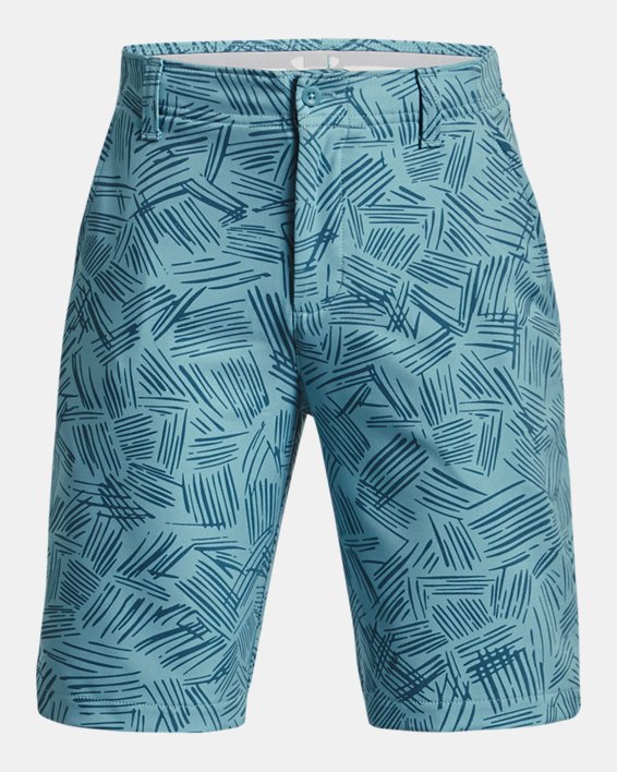 Boys' UA Golf Printed Shorts, Blue, pdpMainDesktop image number 0